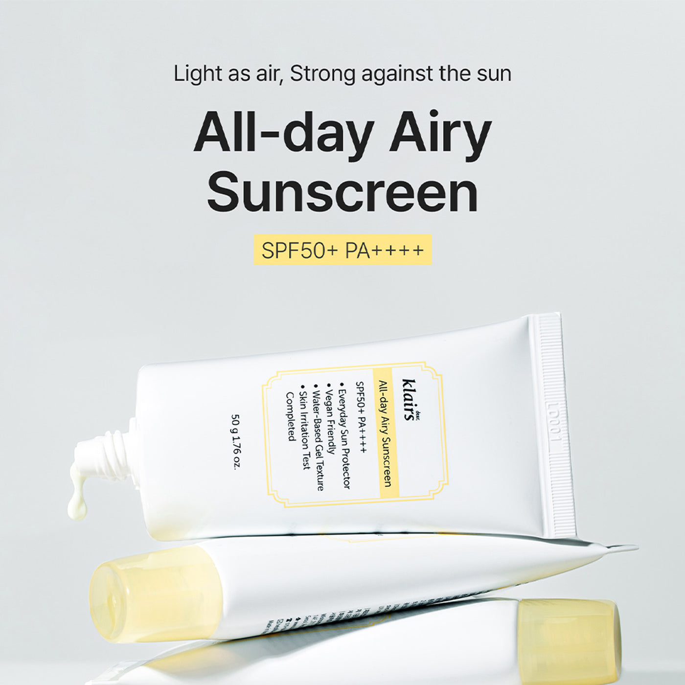 Klairs All-day Airy Sunscreen SPF50+ PA++++