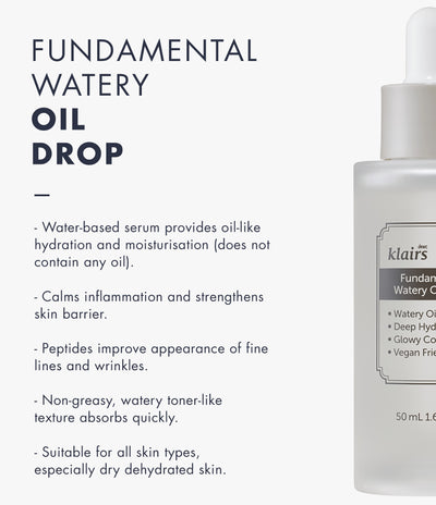 Klairs Fundamental Watery Oil Drop
