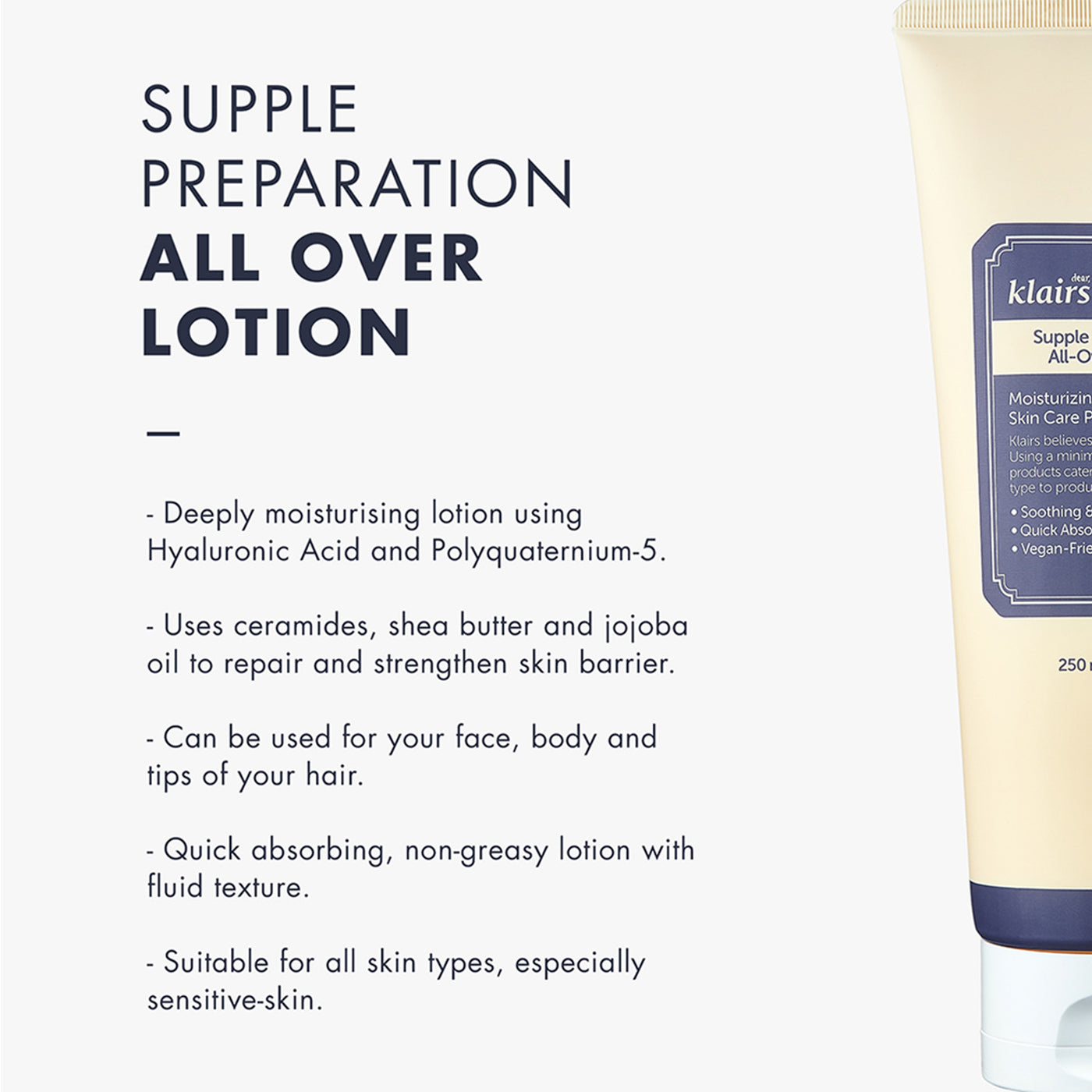 Klairs Supple Preparation All Over Lotion