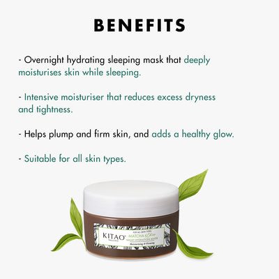 Kitao Matcha & Chia Night Hydration Mask