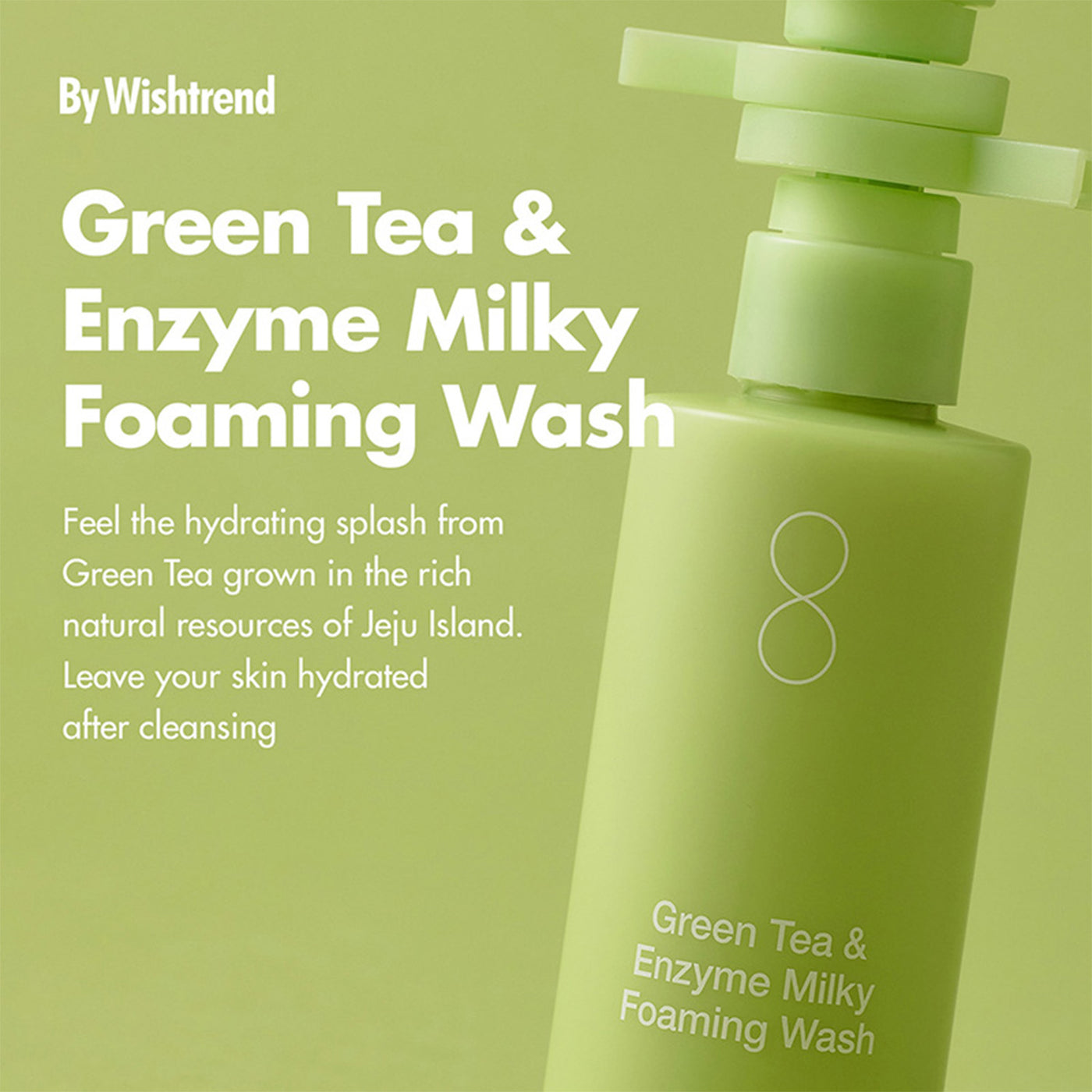 By Wishtrend Green Tea & Enzyme Milky Foaming Wash