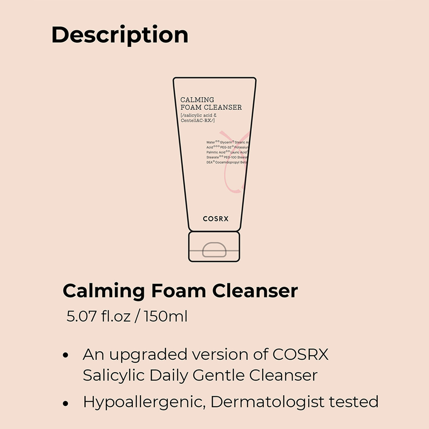 COSRX AC Collection Calming Foam Cleanser