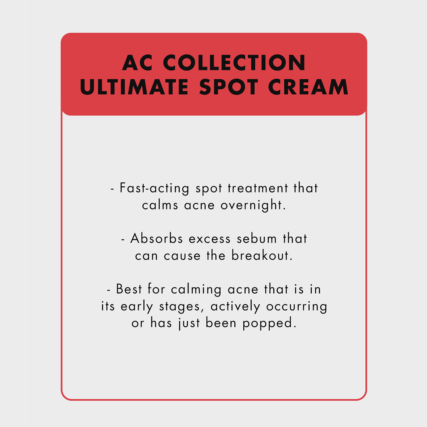 COSRX AC Collection Ultimate Spot Cream