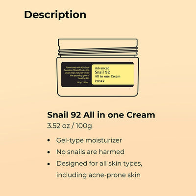 COSRX Advanced Snail 92 All In One Cream