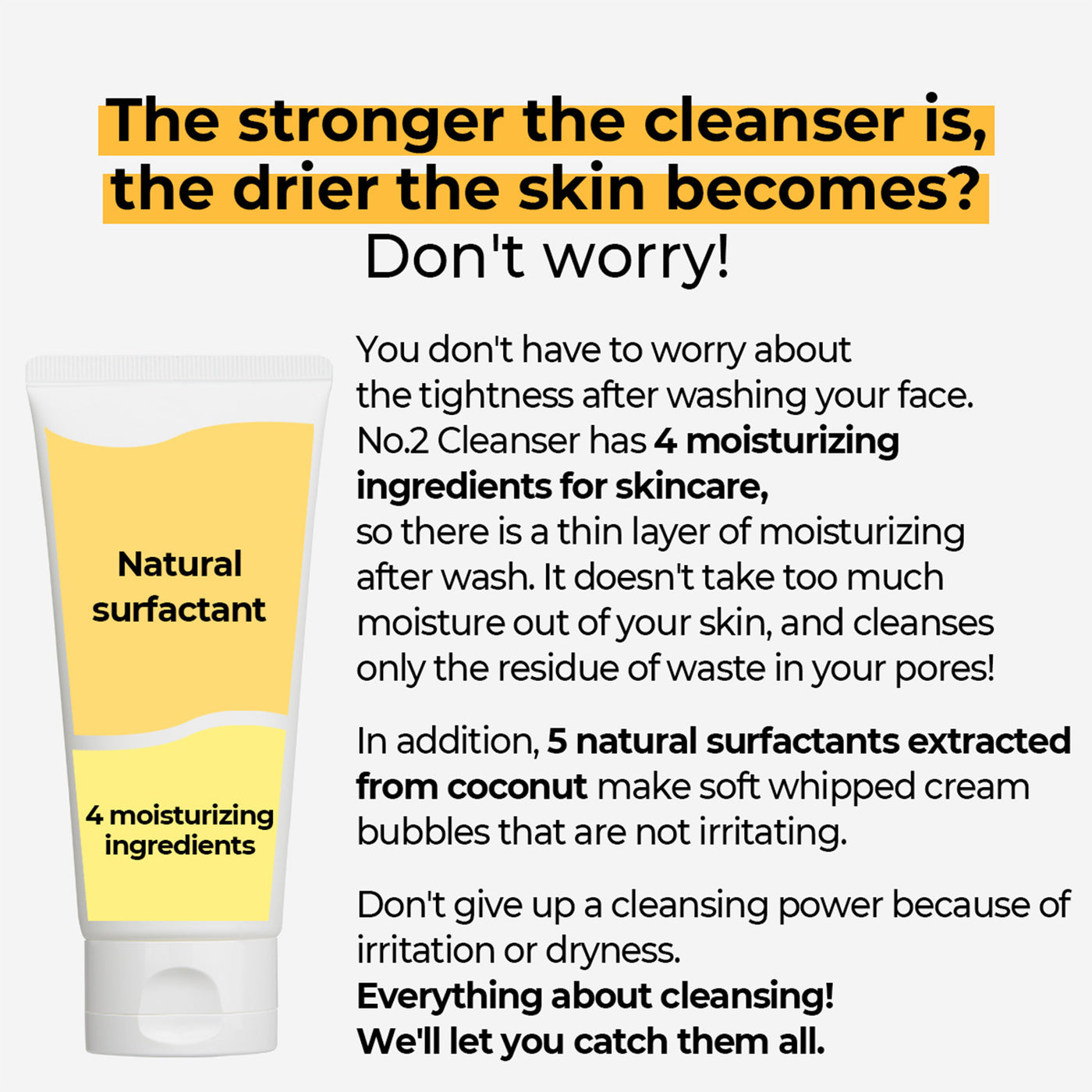 Numbuzin No.2 Deep Clean Fresh Cream Cleanser