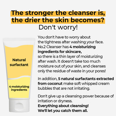 Numbuzin No.2 Deep Clean Fresh Cream Cleanser