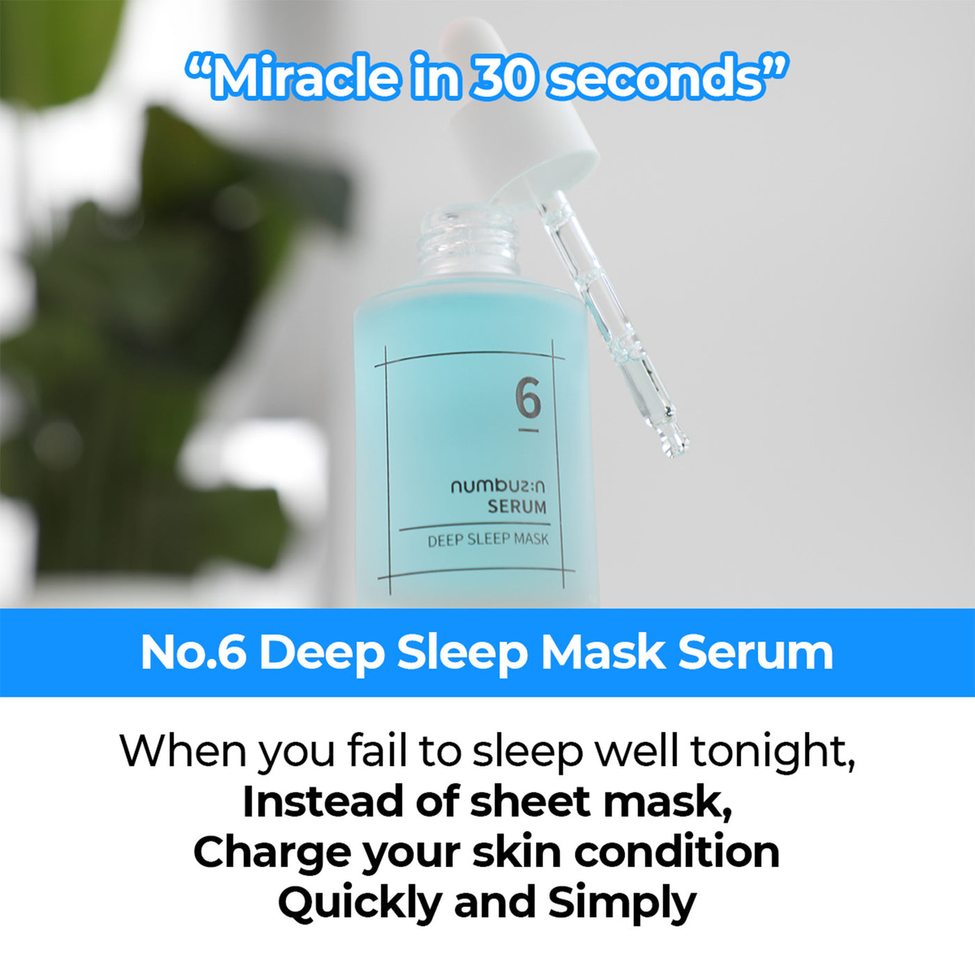 Numbuzin No.6 Deep Sleep Mask Serum