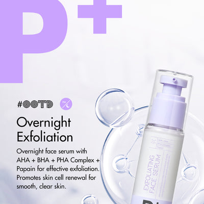 OOTD Overnight Exfoliating Face Serum P.M (P+)