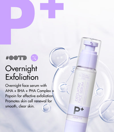 OOTD Overnight Exfoliating Face Serum P.M (P+)