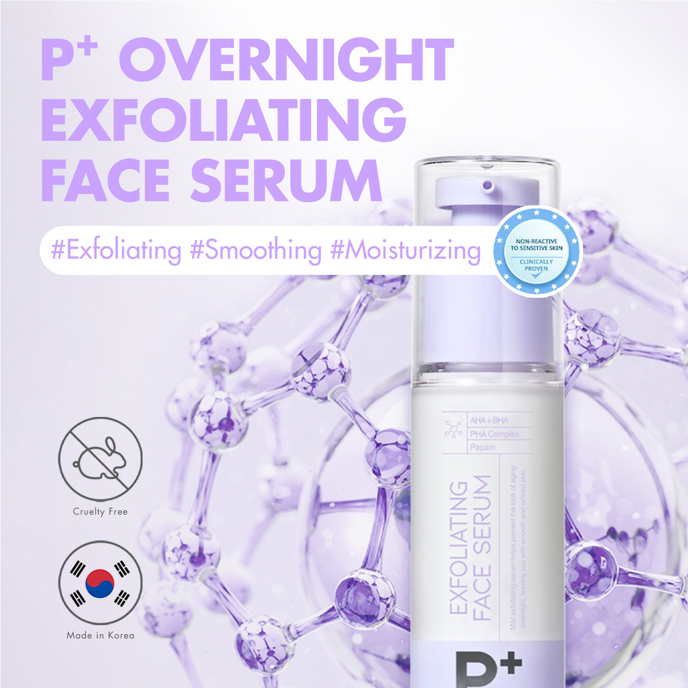 OOTD Overnight Exfoliating Face Serum P.M (P+)