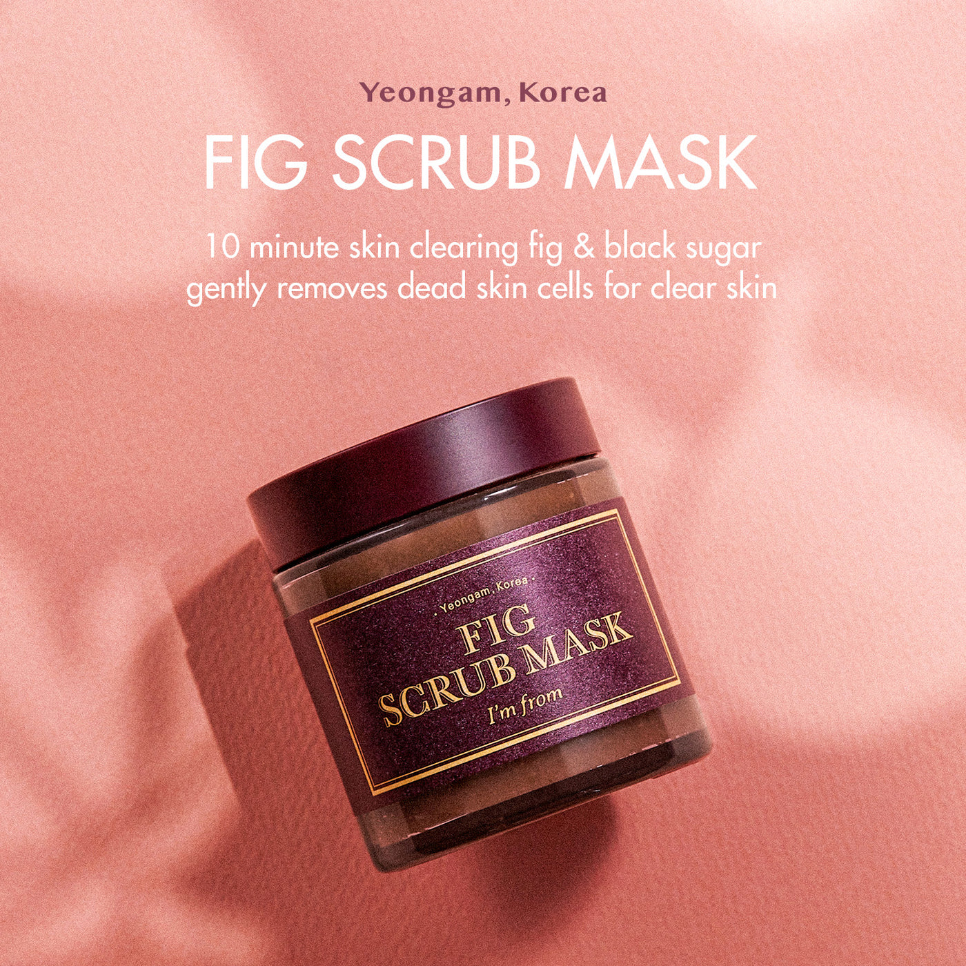 I'm From Fig Scrub Mask Mini