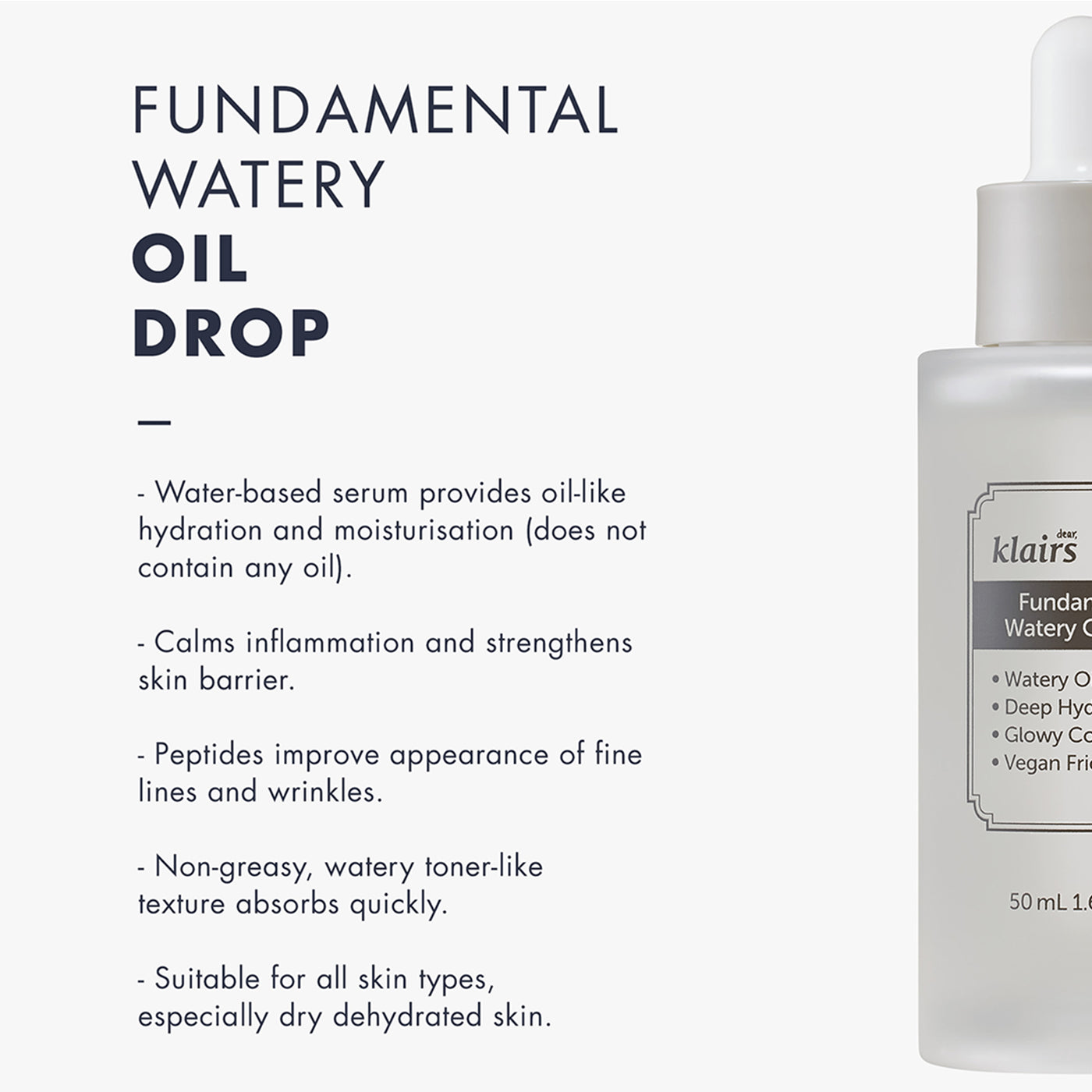 Klairs Fundamental Watery Oil Drop