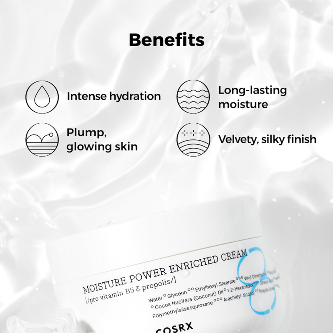 Crème Hydratante COSRX Moisture Power Enrichie - 50 Ml - Neuf Original