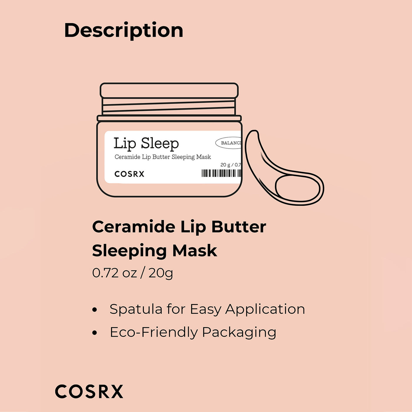 Cosrx Balancium Ceramide Lip Butter Sleeping Mask