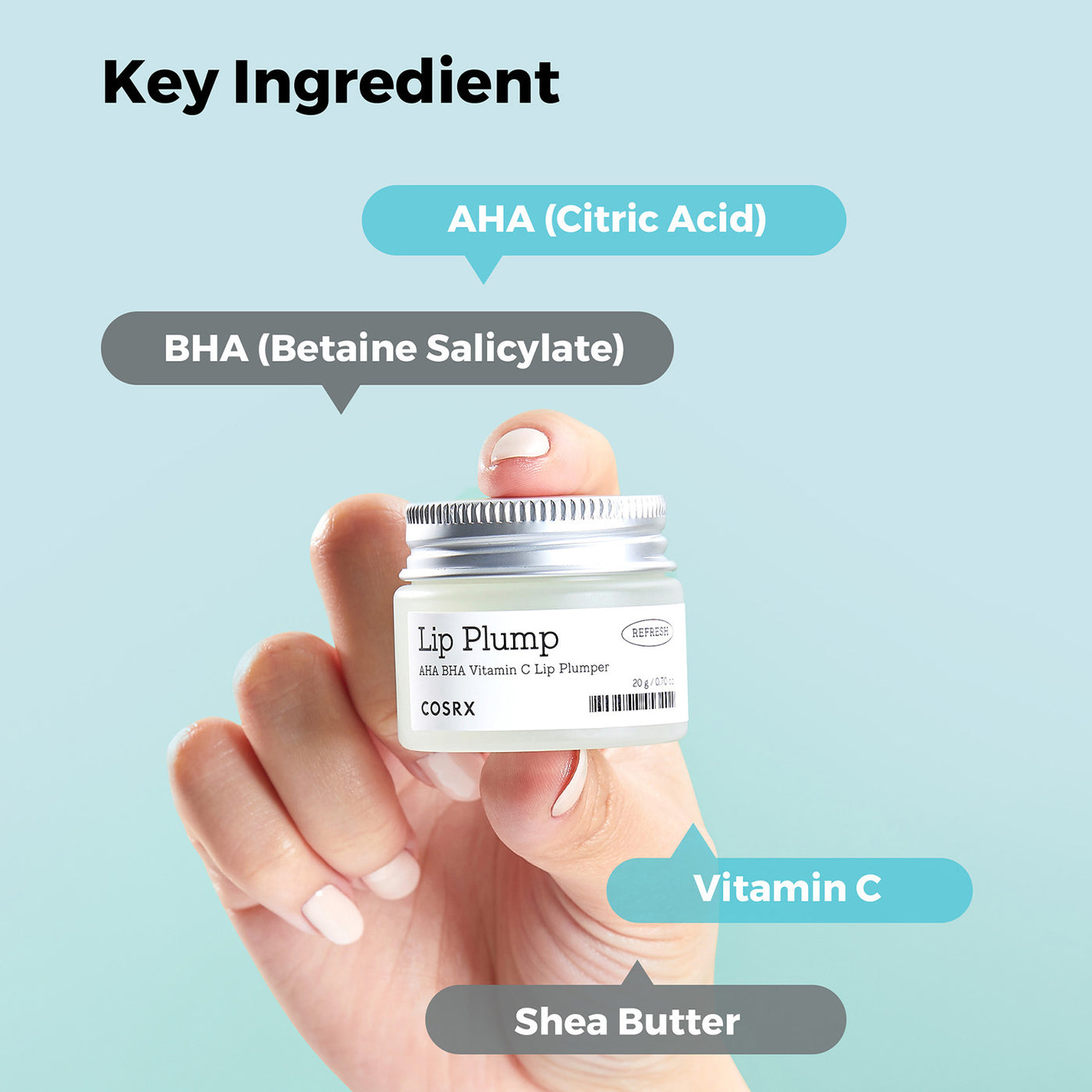 Cosrx Refresh AHA BHA Vitamin C Lip Plumper