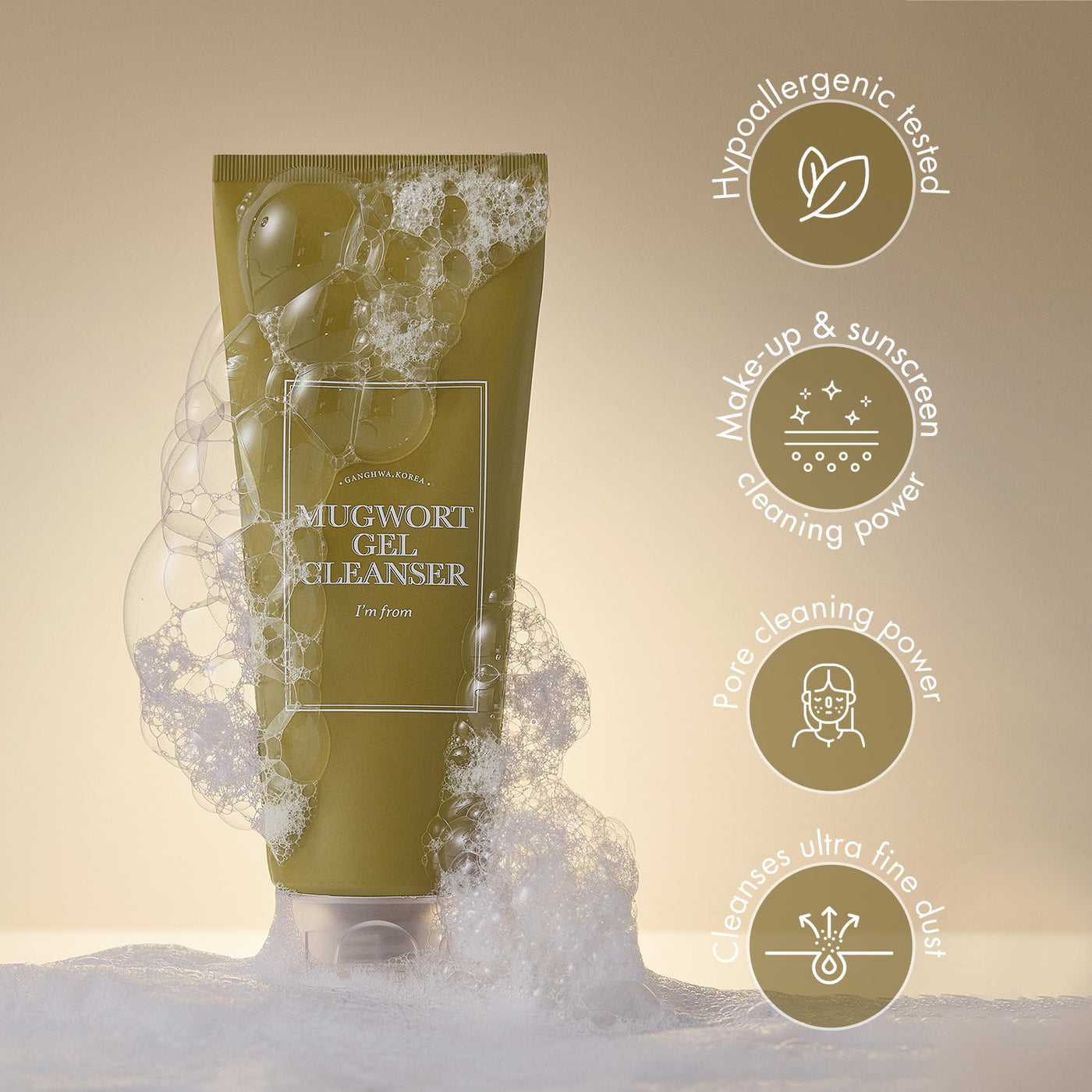 I'm From Mugwort Gel Cleanser Mini