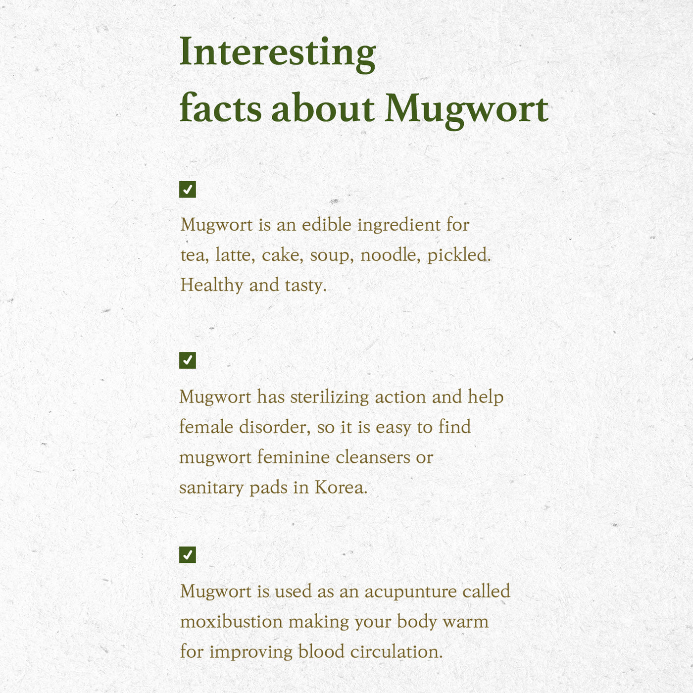 I'm From Mugwort Essence