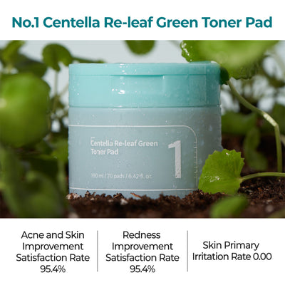 Numbuzin No.1 Centella Re-Leaf Green Toner Pad