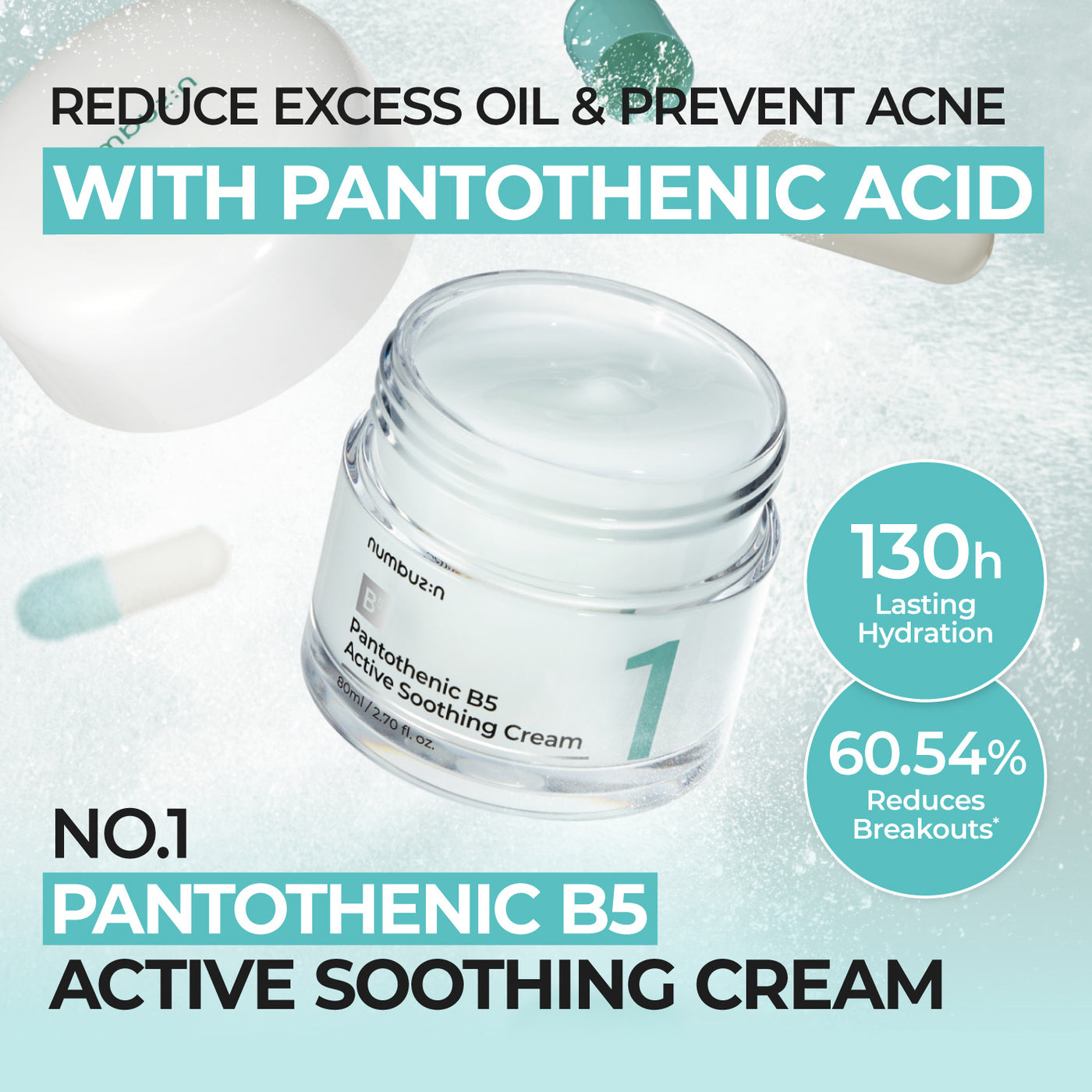 Numbuzin No.1 Pantothenic B5 Active Soothing Cream