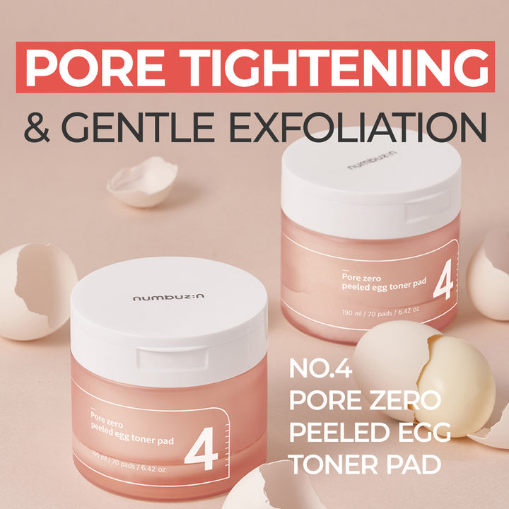 FLEYJA TRUTH WHITE TONER PAD ３２箱 Numbuzin No.4 Pore Zero Peeled Egg Toner Pad 70pcs – Kiokii