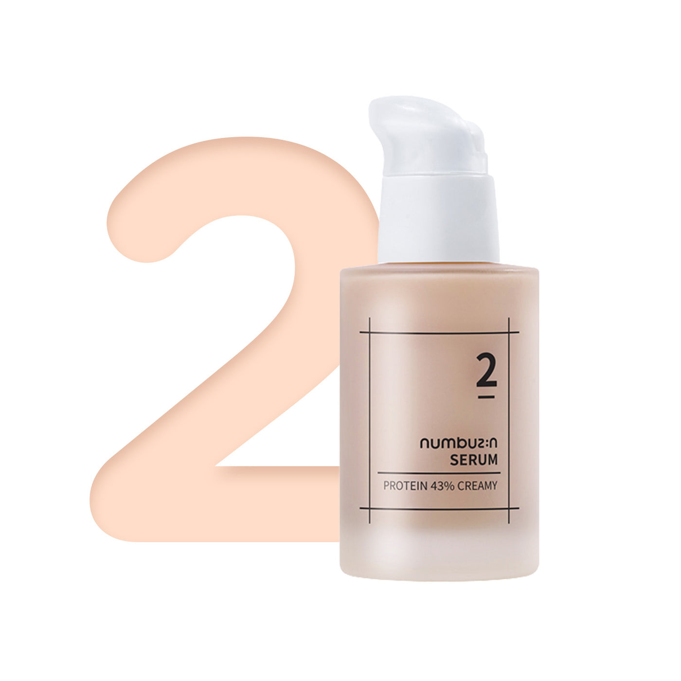 Numbuzin No.2 Protein 43% Creamy Serum