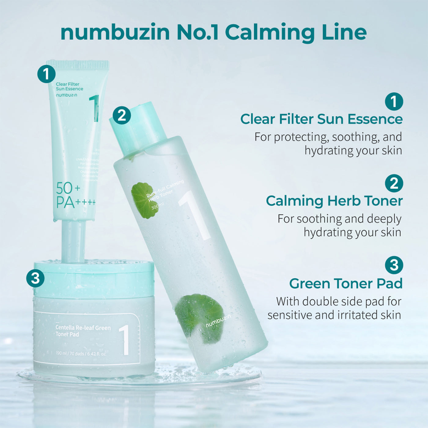 Numbuzin No.1 Pure-Full Calming Herb Toner