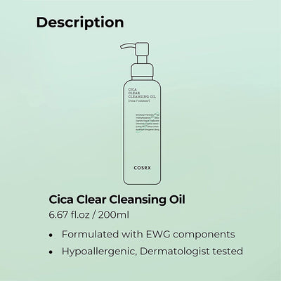 Cosrx Pure Fit Cica Clear Cleansing Oil