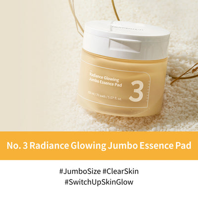 Numbuzin No.3 Radiance Glowing Jumbo Essence Pad