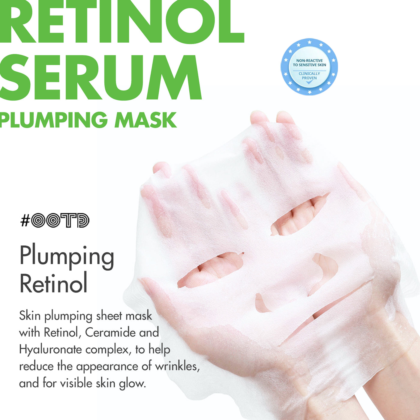 OOTD Retinol Serum Plumping Mask