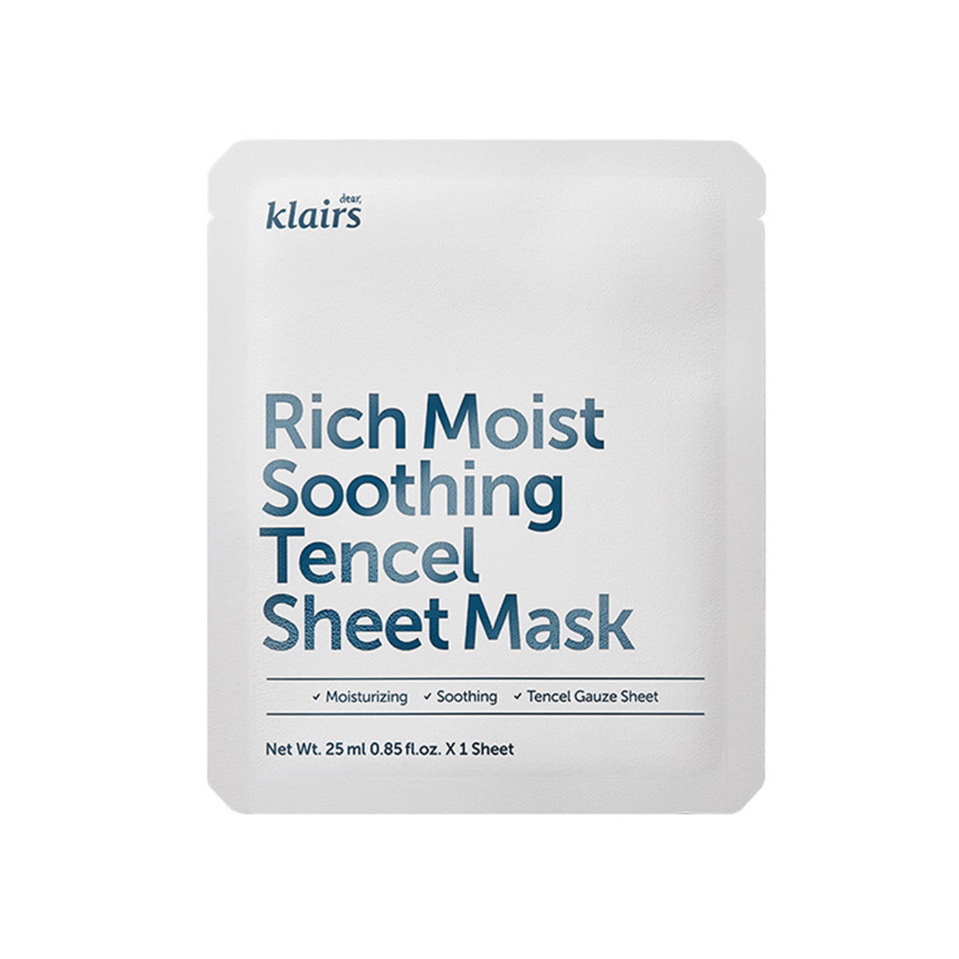 Klairs Rich Moist Soothing Tencel Sheet Mask