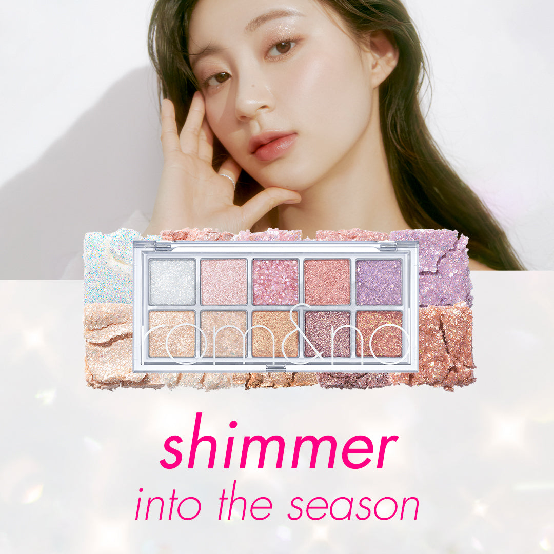 Rom&nd Glitter Garden Palette - Shimmer Into the Season