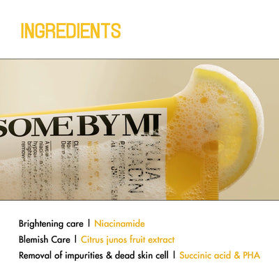 Some By Mi Yuja Niacin Brightening All-In-One Cleanser