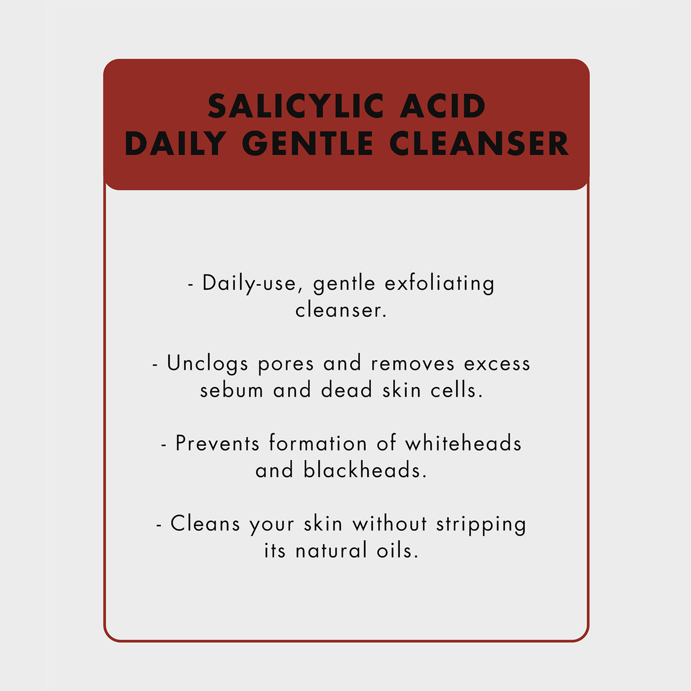 COSRX Salicylic Acid Daily Gentle Cleanser