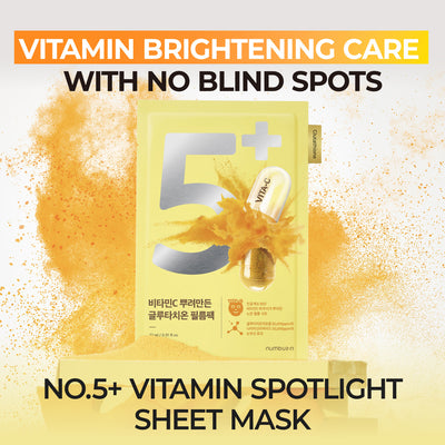 Numbuzin No.5 Vitamin Spotlight Sheet Mask (4pc)