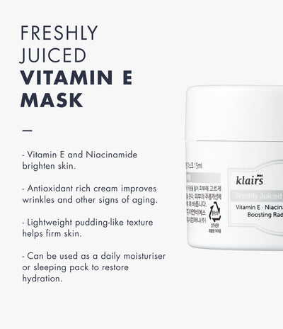 Klairs Freshly Juiced Vitamin E Mask Mini 15 ml