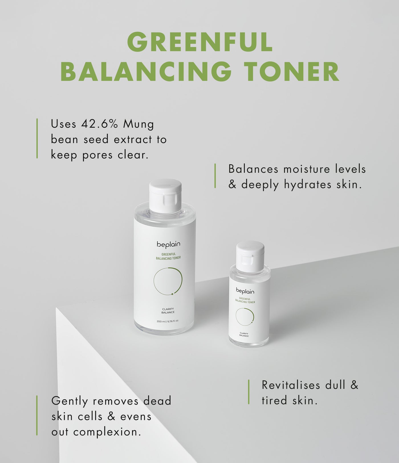 beplain Greenful Balancing Toner Mini (50ml)