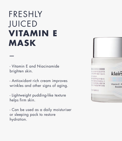 Klairs Freshly Juiced Vitamin E Mask