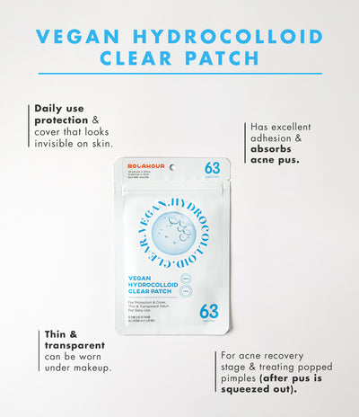 Nolahour Vegan Hydrocolloid Clear Patch